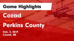 Cozad  vs Perkins County  Game Highlights - Feb. 2, 2019