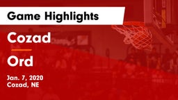 Cozad  vs Ord Game Highlights - Jan. 7, 2020