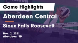 Aberdeen Central  vs Sioux Falls Roosevelt  Game Highlights - Nov. 2, 2021