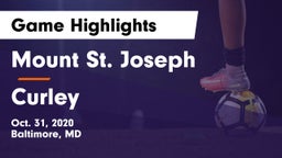 Mount St. Joseph  vs Curley Game Highlights - Oct. 31, 2020