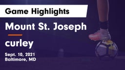Mount St. Joseph  vs curley Game Highlights - Sept. 10, 2021