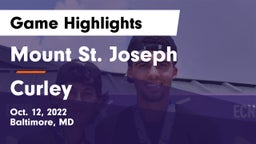 Mount St. Joseph  vs Curley Game Highlights - Oct. 12, 2022