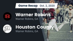 Recap: Warner Robins   vs. Houston County  2020