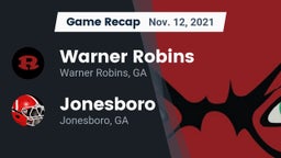 Recap: Warner Robins   vs. Jonesboro  2021