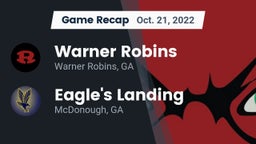 Recap: Warner Robins   vs. Eagle's Landing  2022