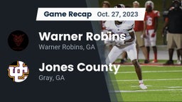 Recap: Warner Robins   vs. Jones County  2023