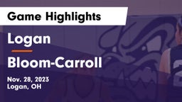 Logan  vs Bloom-Carroll  Game Highlights - Nov. 28, 2023
