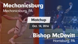 Matchup: Mechanicsburg High vs. Bishop McDevitt  2016