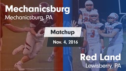 Matchup: Mechanicsburg High vs. Red Land  2016