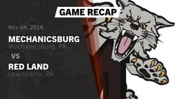 Recap: Mechanicsburg  vs. Red Land  2016