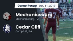 Recap: Mechanicsburg  vs. Cedar Cliff  2019