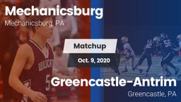 Matchup: Mechanicsburg High vs. Greencastle-Antrim  2020