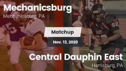Matchup: Mechanicsburg High vs. Central Dauphin East  2020