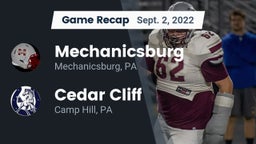 Recap: Mechanicsburg  vs. Cedar Cliff  2022