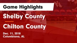 Shelby County  vs Chilton County  Game Highlights - Dec. 11, 2018