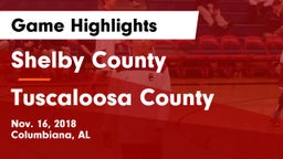 Shelby County  vs Tuscaloosa County  Game Highlights - Nov. 16, 2018