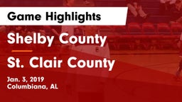Shelby County  vs St. Clair County  Game Highlights - Jan. 3, 2019