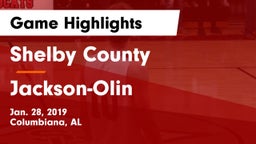 Shelby County  vs Jackson-Olin  Game Highlights - Jan. 28, 2019