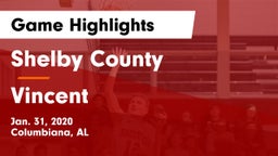 Shelby County  vs Vincent  Game Highlights - Jan. 31, 2020