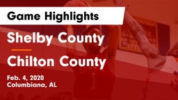 Shelby County  vs Chilton County  Game Highlights - Feb. 4, 2020
