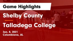 Shelby County  vs Talladega College Game Highlights - Jan. 8, 2021