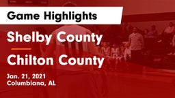 Shelby County  vs Chilton County  Game Highlights - Jan. 21, 2021
