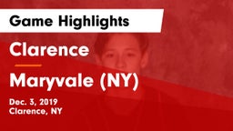 Clarence  vs Maryvale  (NY) Game Highlights - Dec. 3, 2019