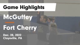 McGuffey  vs Fort Cherry  Game Highlights - Dec. 28, 2022