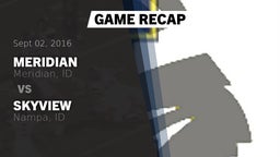 Recap: Meridian  vs. Skyview  2016