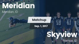 Matchup: Meridian  vs. Skyview  2017