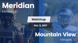 Matchup: Meridian  vs. Mountain View  2017