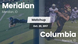 Matchup: Meridian  vs. Columbia  2017