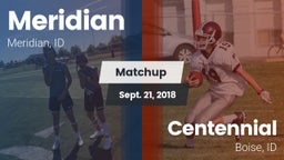 Matchup: Meridian  vs. Centennial  2018