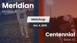 Matchup: Meridian  vs. Centennial  2019