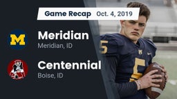 Recap: Meridian  vs. Centennial  2019