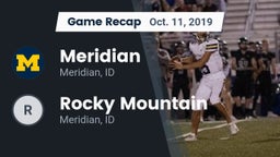 Recap: Meridian  vs. Rocky Mountain  2019