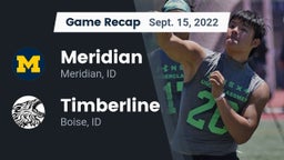 Recap: Meridian  vs. Timberline  2022