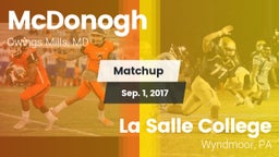 Matchup: Girls Soccer vs. La Salle College  2017