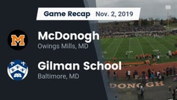 Recap: McDonogh  vs. Gilman School 2019
