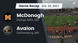 Recap: McDonogh  vs. Avalon  2021