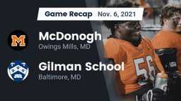 Recap: McDonogh  vs. Gilman School 2021