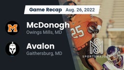 Recap: McDonogh  vs. Avalon  2022