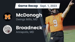 Recap: McDonogh  vs. Broadneck  2023
