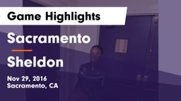 Sacramento  vs Sheldon Game Highlights - Nov 29, 2016
