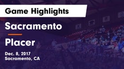 Sacramento  vs Placer Game Highlights - Dec. 8, 2017