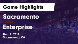 Sacramento  vs Enterprise Game Highlights - Dec. 9, 2017