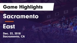 Sacramento  vs East Game Highlights - Dec. 22, 2018