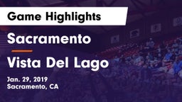 Sacramento  vs Vista Del Lago Game Highlights - Jan. 29, 2019