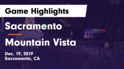 Sacramento  vs Mountain Vista  Game Highlights - Dec. 19, 2019