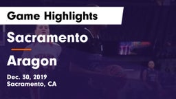 Sacramento  vs Aragon  Game Highlights - Dec. 30, 2019